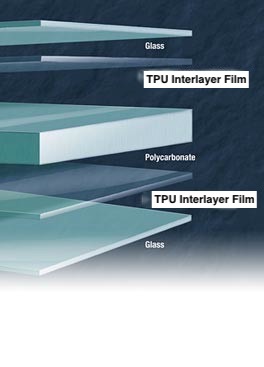 Usage of TPU bulletproof Interlayer Film