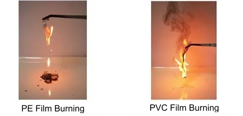 How to Identify Different Plastic Film from Burning？