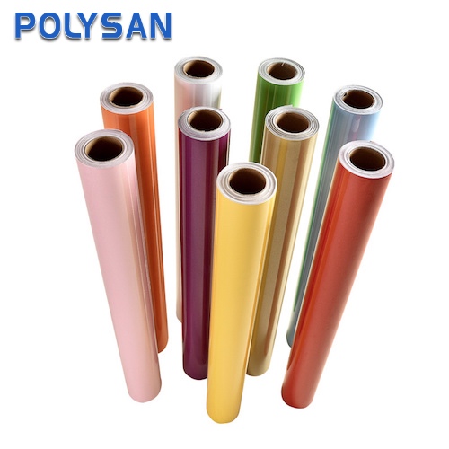 Self Adhesive Solid Color Lamination PVC Decorative Vinyl Film
