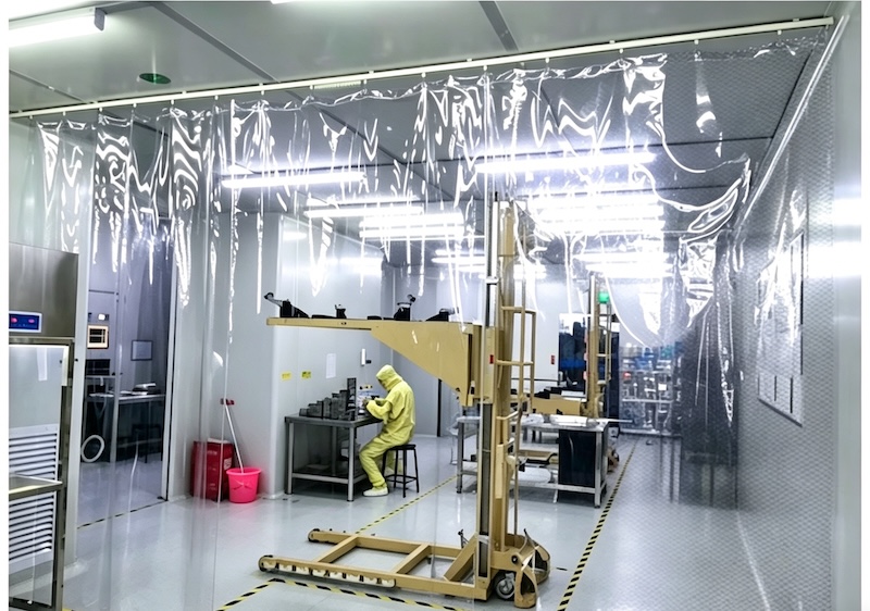 Anti-Static Grid PVC Film for Cleanroom Protection