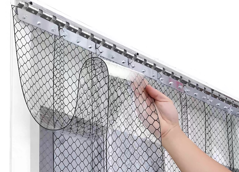 Anti-Static Grid PVC Film for Cleanroom Protection